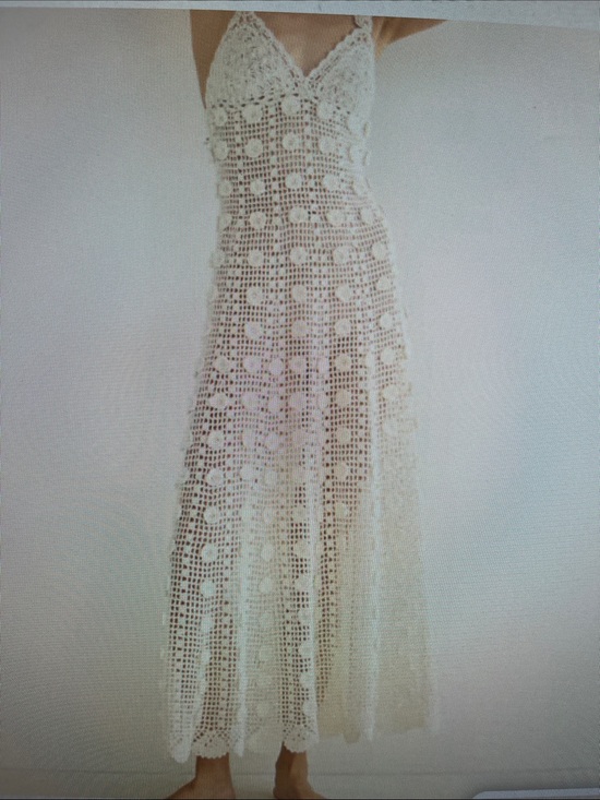 Doen Dresses & Skirts - Doen Cream Hand Crochet Maxi Dress - new with tags